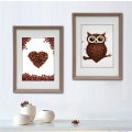 Decoração da casa da moda Wooden Modern Picture Frame Creative Animal Stéreo Frames